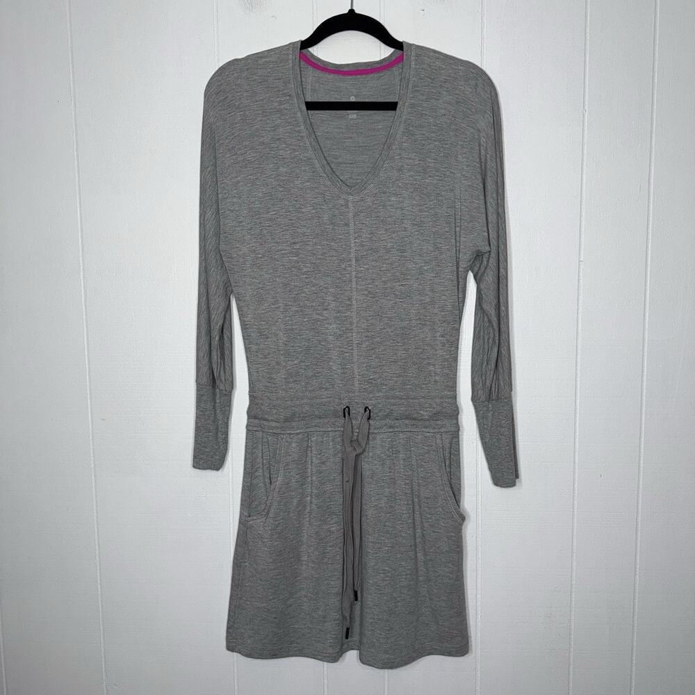 Athleta Women’s Layover Sweatshirt Dress Gray Size XXS